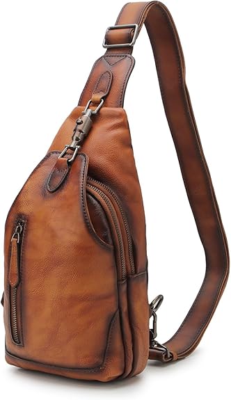 Genuine Leather Sling Bag