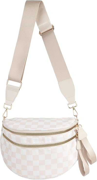 Checkered Crossbody Bag