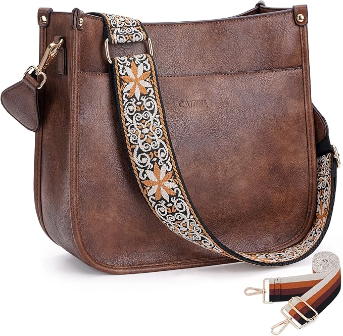 Vegan Leather Crossbody Bag