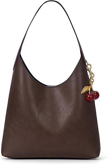 Faux Suede Hobo Bag