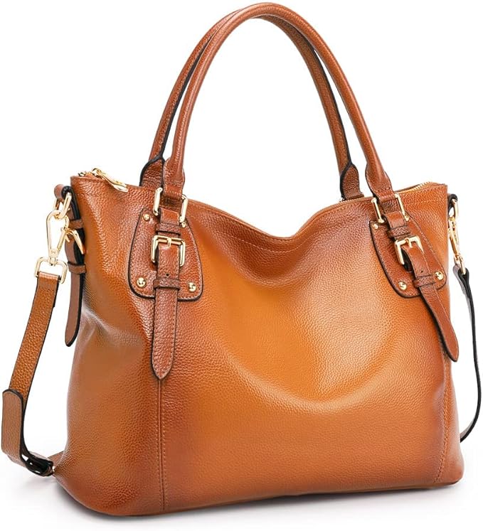 Genuine Leather Work Tote