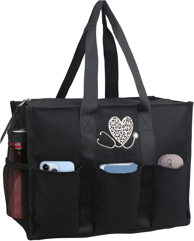 Waterproof Nurse Tote with Multiple Pockets