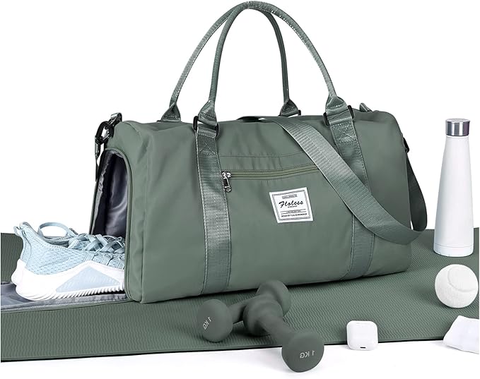 Gym Duffle Carry-On Bag with Shoe Compartment