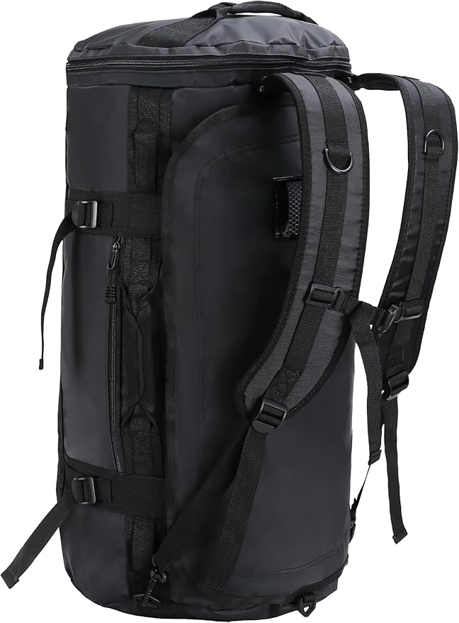 Heavy-Duty Water-Resistant Duffel Backpack