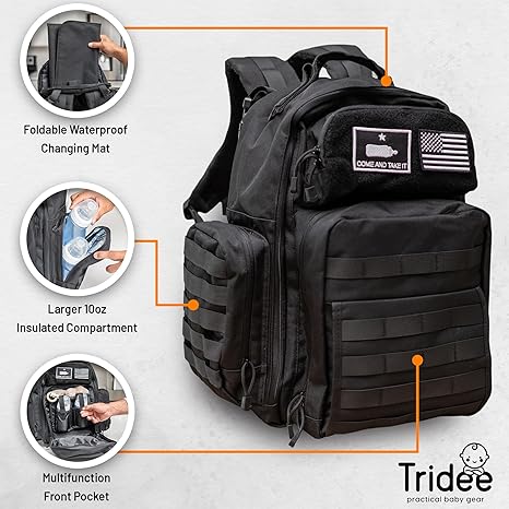 900D Waterproof Dad Diaper Bag