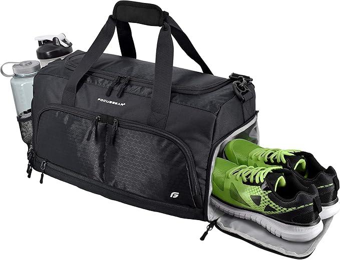 Gym Duffel Bag & Backpacks with Shoe Compartments